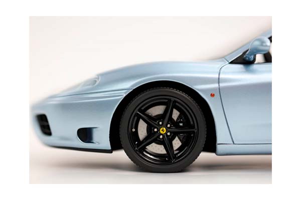 FERRARI 360 MODENA SPIDER AUTOMATIC GEAR GRIGIO ALLOY - BORDEAUX INTERIOR - CHALLENGE BACK GRID / ФЕРРАРИ 360 СПАЙДЕР АВТОМАТ 1:18 БОРДОВЫЙ — фото 6