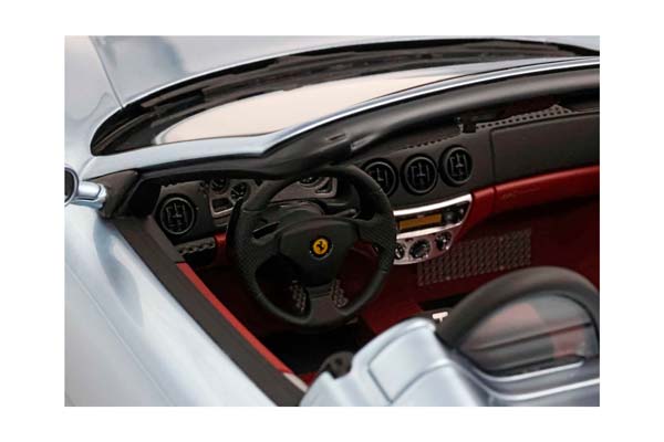 FERRARI 360 MODENA SPIDER AUTOMATIC GEAR GRIGIO ALLOY - BORDEAUX INTERIOR - CHALLENGE BACK GRID / ФЕРРАРИ 360 СПАЙДЕР АВТОМАТ 1:18 БОРДОВЫЙ — фото 7