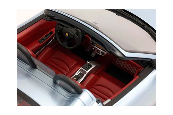 FERRARI 360 MODENA SPIDER AUTOMATIC GEAR GRIGIO ALLOY - BORDEAUX INTERIOR - CHALLENGE BACK GRID / ФЕРРАРИ 360 СПАЙДЕР АВТОМАТ 1:18 БОРДОВЫЙ — фото 8