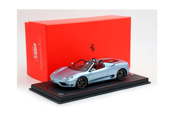 FERRARI 360 MODENA SPIDER AUTOMATIC GEAR GRIGIO ALLOY - BORDEAUX INTERIOR - CHALLENGE BACK GRID / ФЕРРАРИ 360 СПАЙДЕР АВТОМАТ 1:18 БОРДОВЫЙ — фото 10