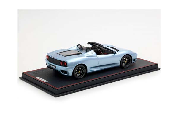 FERRARI 360 MODENA SPIDER AUTOMATIC GEAR GRIGIO ALLOY - BORDEAUX INTERIOR - CHALLENGE BACK GRID / ФЕРРАРИ 360 СПАЙДЕР АВТОМАТ 1:18 БОРДОВЫЙ — фото 2