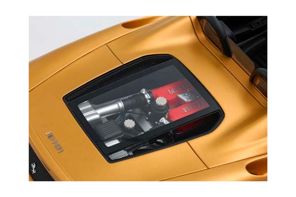 FERRARI 360 MODENA SPIDER AUTOMATIC GEAR MATT GOLD - BLACK - CHALLENGE BACK GRID / ФЕРРАРИ 360 СПАЙДЕР АВТОМАТ МАТТ 1:18 ЧЕРНЫЙ — фото 5