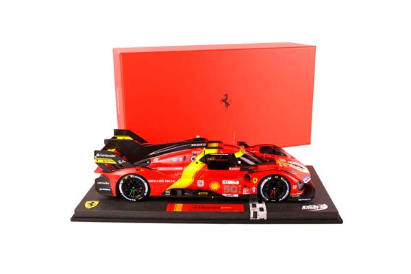 FERRARI 499P CAR N. 50 2023 FUOCO-MOLINA-NIELSEN / ФЕРРАРИ 499П АВТОМОБИЛЬ № 50 2023 -МОЛИНА-НИЕЛСЕН 1:18 — фото 7