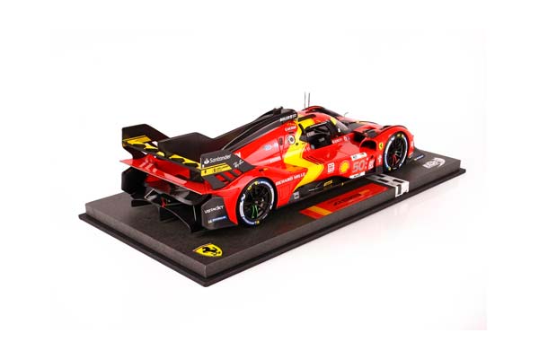 FERRARI 499P CAR N. 50 2023 FUOCO-MOLINA-NIELSEN / ФЕРРАРИ 499П АВТОМОБИЛЬ № 50 2023 -МОЛИНА-НИЕЛСЕН 1:18 — фото 2