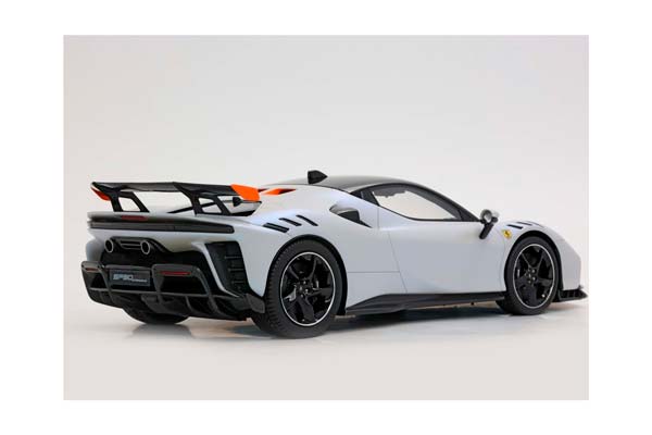 FERRARI SF90 XX STRADALE ONDA MARINA AND BLACK ROOF / ФЕРРАРИ СФ90 КСКС СТРАДАЛЕ ОНДА МАРИНА РООФ 1:18 ЧЕРНЫЙ — фото 5