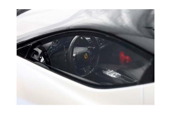 FERRARI SF90 XX STRADALE ONDA MARINA AND BLACK ROOF / ФЕРРАРИ СФ90 КСКС СТРАДАЛЕ ОНДА МАРИНА РООФ 1:18 ЧЕРНЫЙ — фото 8