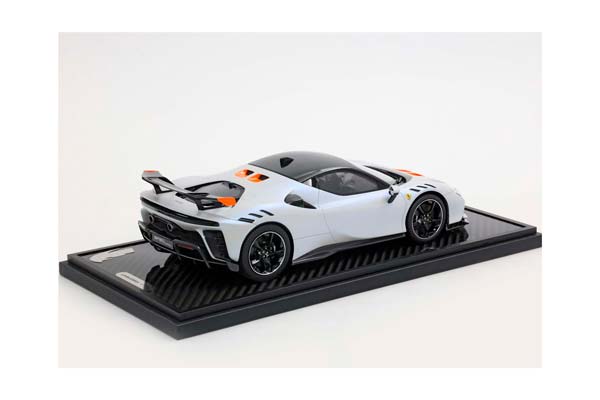 FERRARI SF90 XX STRADALE ONDA MARINA AND BLACK ROOF / ФЕРРАРИ СФ90 КСКС СТРАДАЛЕ ОНДА МАРИНА РООФ 1:18 ЧЕРНЫЙ — фото 2