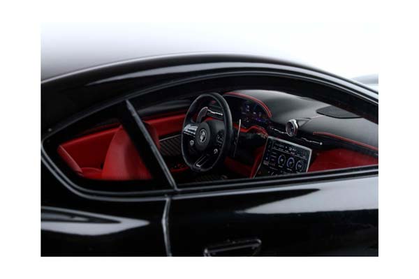 MASERATI GRANTURISMO FOLGORE 2023 NERO ASSOLUTO / МАЗЕРАТИ ГРАНТУРИСМО ФОЛЬГОРЕ 2023 АССОЛУТО 1:18 ЧЕРНЫЙ — фото 7