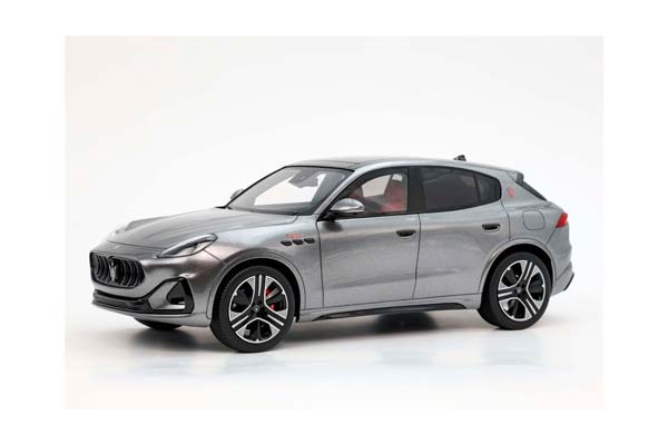 MASERATI GRECALE FOLGORE 2022 GREY LAVA / МАЗЕРАТИ ГРЕКАЛЕ ФОЛЬГОРЕ 2022 ЛАВА 1:18 СЕРЫЙ — фото 5