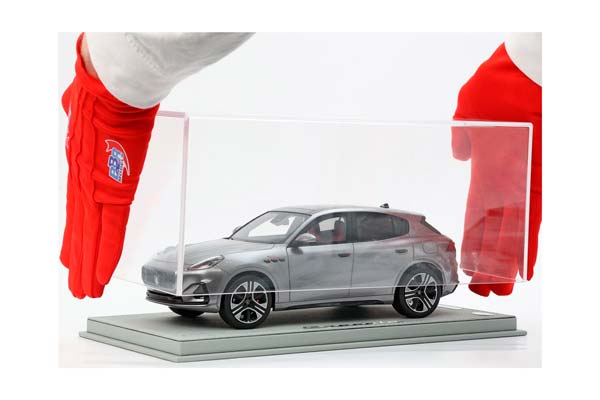 MASERATI GRECALE FOLGORE 2022 GREY LAVA / МАЗЕРАТИ ГРЕКАЛЕ ФОЛЬГОРЕ 2022 ЛАВА 1:18 СЕРЫЙ — фото 2