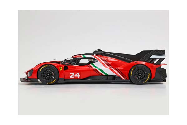 FERRARI 499P MODIFIED CARBON FIBER BASE / ФЕРРАРИ 499П МОДИФИЕД КАРБОН ФИБЕР БАЗА 1:18 ЧЕРНЫЙ — фото 4