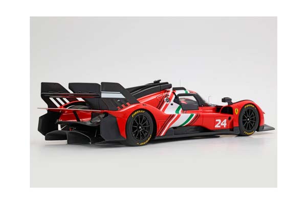 FERRARI 499P MODIFIED CARBON FIBER BASE / ФЕРРАРИ 499П МОДИФИЕД КАРБОН ФИБЕР БАЗА 1:18 ЧЕРНЫЙ — фото 5