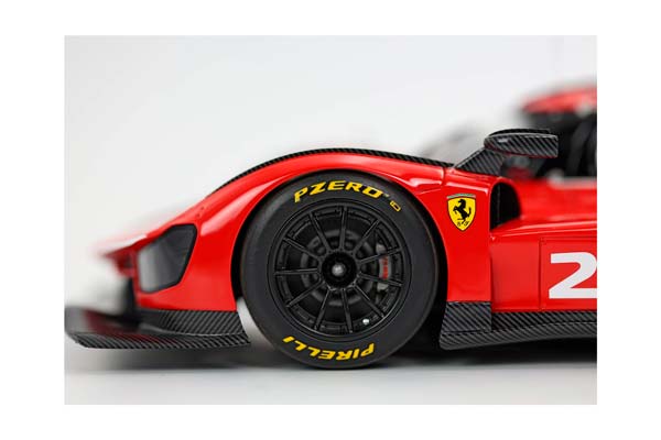 FERRARI 499P MODIFIED CARBON FIBER BASE / ФЕРРАРИ 499П МОДИФИЕД КАРБОН ФИБЕР БАЗА 1:18 ЧЕРНЫЙ — фото 6