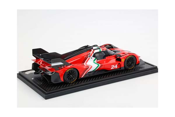 FERRARI 499P MODIFIED CARBON FIBER BASE / ФЕРРАРИ 499П МОДИФИЕД КАРБОН ФИБЕР БАЗА 1:18 ЧЕРНЫЙ — фото 2