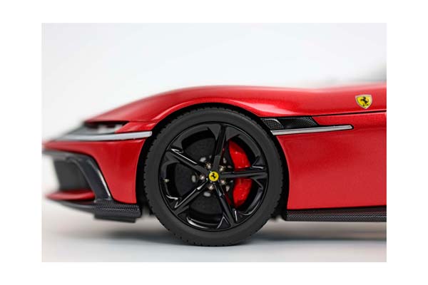FERRARI 12CILINDRI COUPE ROSSO IMOLA BLACK RIMS / ФЕРРАРИ 12КИЛИНДРИ КУПЕ ИМОЛА ДИСКИ 1:18 КРАСНЫЙ — фото 4