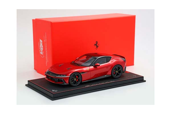 FERRARI 12CILINDRI COUPE ROSSO IMOLA BLACK RIMS / ФЕРРАРИ 12КИЛИНДРИ КУПЕ ИМОЛА ДИСКИ 1:18 КРАСНЫЙ — фото 6