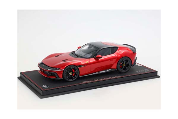 FERRARI 12CILINDRI COUPE ROSSO IMOLA BLACK RIMS / ФЕРРАРИ 12КИЛИНДРИ КУПЕ ИМОЛА ДИСКИ 1:18 КРАСНЫЙ