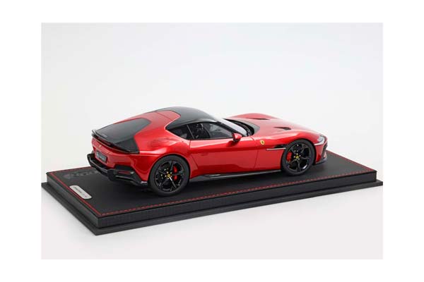 FERRARI 12CILINDRI COUPE ROSSO IMOLA BLACK RIMS / ФЕРРАРИ 12КИЛИНДРИ КУПЕ ИМОЛА ДИСКИ 1:18 КРАСНЫЙ — фото 2