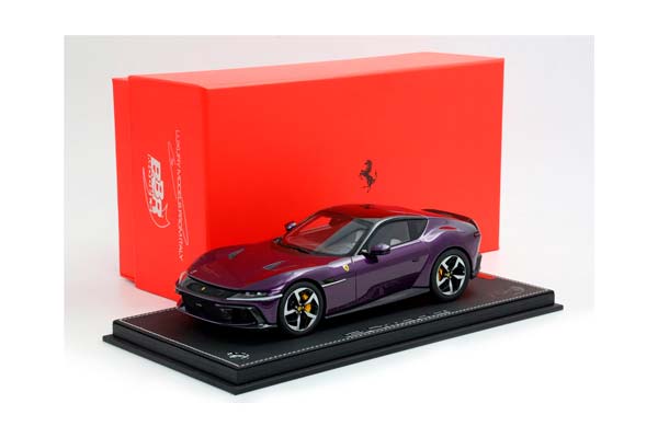 FERRARI 12CILINDRI COUPE VIOLA HONG KONG / ФЕРРАРИ 12КИЛИНДРИ КУПЕ ХОНГ КОНГ 1:18 ФИОЛЕТОВЫЙ — фото 9