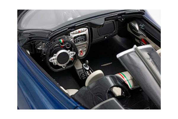 PAGANI IMOLA ROADSTER DARK BLUE / ПАГАНИ ИМОЛА РОДСТЕР ДАРК 1:18 СИНИЙ — фото 7