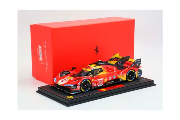 FERRARI 499P CAR N. 50 - WINNER LE MANS 2024 DRIVERS FUOCO NIELSEN MOLINA / ФЕРРАРИ 499П АВТОМОБИЛЬ № 50 2024 1:18 — фото 6
