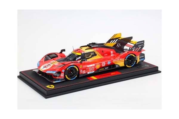 FERRARI 499P CAR N. 50 - WINNER LE MANS 2024 DRIVERS FUOCO NIELSEN MOLINA / ФЕРРАРИ 499П АВТОМОБИЛЬ № 50 2024 1:18 — фото 1