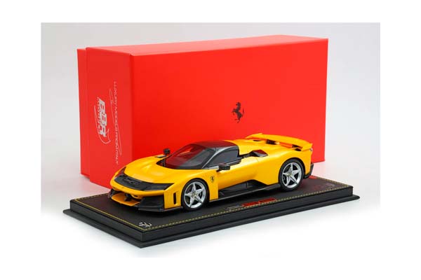 FERRARI F80 CARBON OPTIONAL THREE LAYER YELLOW AND SILVER WHEELS / ФЕРРАРИ Ф80 КАРБОН ОПТИОНАЛ ТХРЕЕ ЛАИЕР КОЛЕСА 1:18 ЖЕЛТЫЙ — фото 6