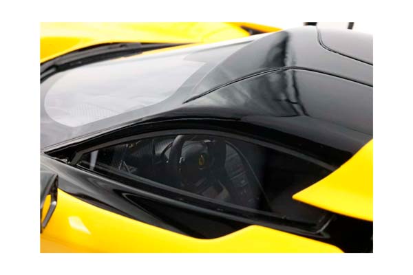 FERRARI F80 GIALLO MODENA - CARBON WHEELS / ФЕРРАРИ Ф80 1:18 ЖЕЛТЫЙ — фото 3