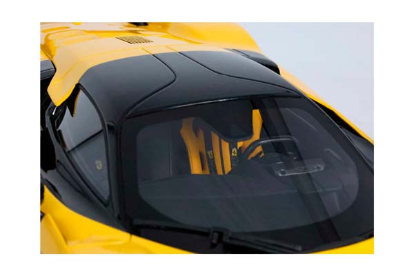 FERRARI F80 GIALLO MODENA - CARBON WHEELS / ФЕРРАРИ Ф80 1:18 ЖЕЛТЫЙ — фото 5