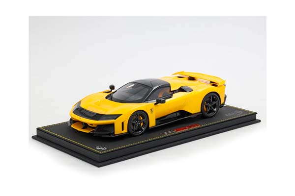 FERRARI F80 GIALLO MODENA - CARBON WHEELS / ФЕРРАРИ Ф80 1:18 ЖЕЛТЫЙ