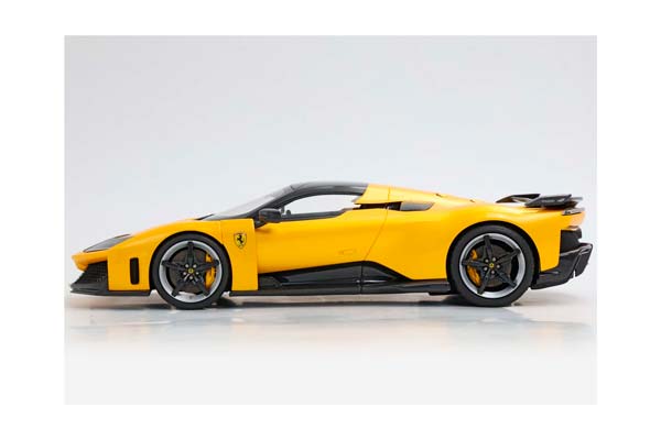 FERRARI F80 GIALLO TRISTRATO YELLOW BRAKES AND BICOLOR RIMS / ФЕРРАРИ Ф80 ТРИСТРАТО БРАКЕС БИКОЛОР ДИСКИ 1:18 ЖЕЛТЫЙ — фото 7