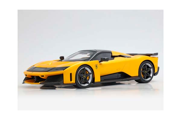 FERRARI F80 GIALLO TRISTRATO YELLOW BRAKES AND BICOLOR RIMS / ФЕРРАРИ Ф80 ТРИСТРАТО БРАКЕС БИКОЛОР ДИСКИ 1:18 ЖЕЛТЫЙ — фото 9