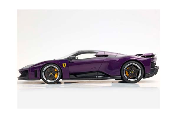 FERRARI F80 CARBON OPTIONAL VIOLA HONG KONG / ФЕРРАРИ Ф80 КАРБОН ОПТИОНАЛ ХОНГ КОНГ 1:18 ЧЕРНЫЙ — фото 14