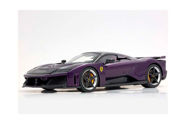 FERRARI F80 CARBON OPTIONAL VIOLA HONG KONG / ФЕРРАРИ Ф80 КАРБОН ОПТИОНАЛ ХОНГ КОНГ 1:18 ЧЕРНЫЙ — фото 15