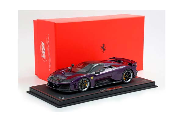 FERRARI F80 CARBON OPTIONAL VIOLA HONG KONG / ФЕРРАРИ Ф80 КАРБОН ОПТИОНАЛ ХОНГ КОНГ 1:18 ЧЕРНЫЙ — фото 19