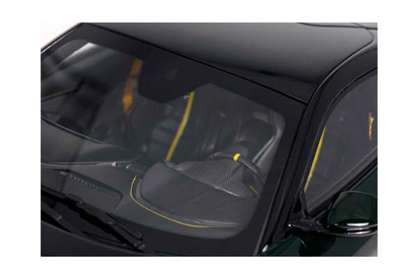 FERRARI 12CILINDRI PANORAMIC ROOF VERDE BRITISH WITH YELLOW STRIPES / ФЕРРАРИ 12КИЛИНДРИ ПАНОРАМНАЯ КРЫША БРИТАНСКИЙ ПОЛОСЫ 1:18 ЖЕЛТЫЙ — фото 7