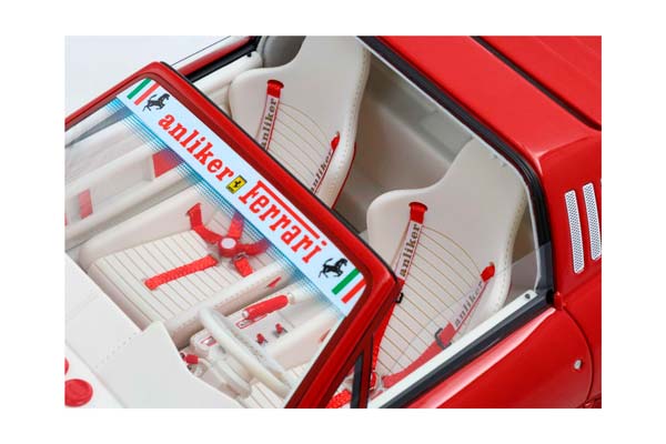 FERRARI 512 BB TARGA ANLIKER 1984 ROSSO CORSA / ФЕРРАРИ 512 ББ ТАРГА АНЛИКЕР 1984 1:18 КРАСНЫЙ — фото 8