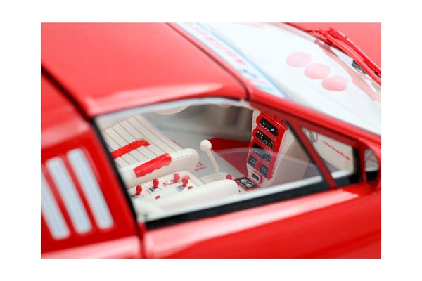 FERRARI 512 BB TARGA ANLIKER 1984 ROSSO CORSA WITH ROOF / ФЕРРАРИ 512 ББ ТАРГА АНЛИКЕР 1984 РООФ 1:18 КРАСНЫЙ — фото 5