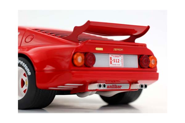 FERRARI 512 BB TARGA ANLIKER 1984 ROSSO CORSA WITH ROOF / ФЕРРАРИ 512 ББ ТАРГА АНЛИКЕР 1984 РООФ 1:18 КРАСНЫЙ — фото 7