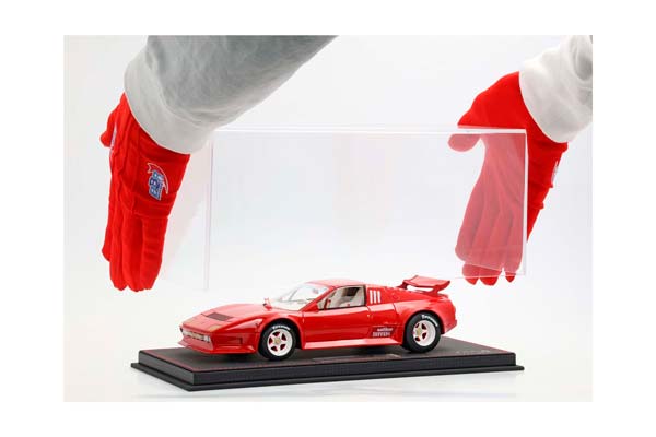FERRARI 512 BB TARGA ANLIKER 1984 ROSSO CORSA WITH ROOF / ФЕРРАРИ 512 ББ ТАРГА АНЛИКЕР 1984 РООФ 1:18 КРАСНЫЙ — фото 2