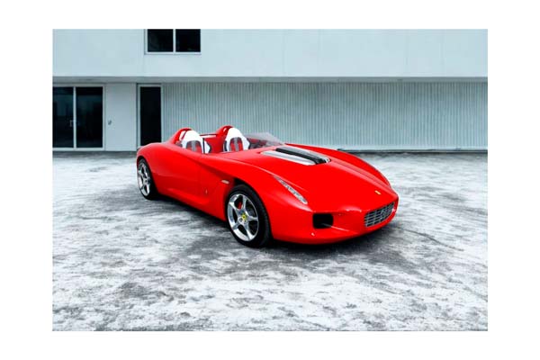 FERRARI PININFARINA ROSSA 2000 ROSSO CORSA / ФЕРРАРИ ПИНИНФАРИНА РОССА 2000 1:18 КРАСНЫЙ — фото 1