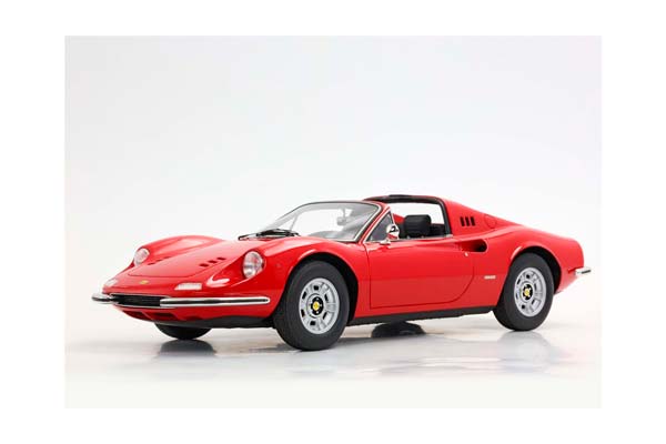 FERRARI DINO 246 GTS 1972 GENEVE SHOW 1972 ROSSO CORSA 322 / ФЕРРАРИ 246 ГТС 1972 ГЕНЕВЕ СХОВ 1972 322 1:18 КРАСНЫЙ — фото 4