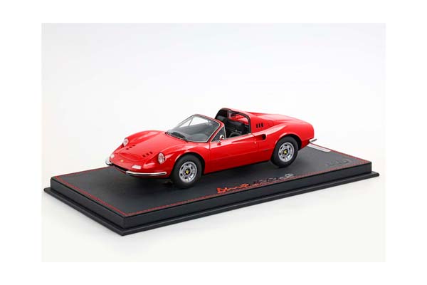FERRARI DINO 246 GTS 1972 GENEVE SHOW 1972 ROSSO CORSA 322 / ФЕРРАРИ 246 ГТС 1972 ГЕНЕВЕ СХОВ 1972 322 1:18 КРАСНЫЙ