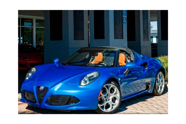 ALFA ROMEO 4C SPIDER BLU MISANO / АЛЬФА РОМЕО 4К СПАЙДЕР МИСАНО 1:18 СИНИЙ