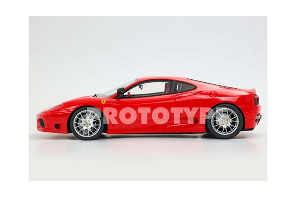 FERRARI 360 CHALLENGE STRADALE ROSSO CORSA WITH ITALIAN STRIPE / ФЕРРАРИ 360 КХАЛЛЕНГЕ СТРАДАЛЕ ИТАЛИАН ПОЛОСА 1:18 КРАСНЫЙ — фото 3