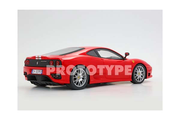 FERRARI 360 CHALLENGE STRADALE ROSSO CORSA WITH ITALIAN STRIPE / ФЕРРАРИ 360 КХАЛЛЕНГЕ СТРАДАЛЕ ИТАЛИАН ПОЛОСА 1:18 КРАСНЫЙ — фото 5