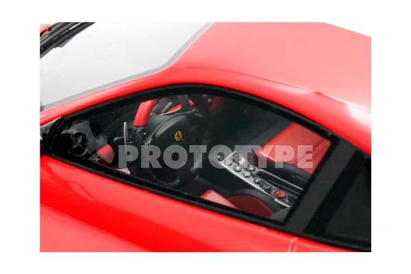 FERRARI 360 CHALLENGE STRADALE ROSSO CORSA WITH ITALIAN STRIPE / ФЕРРАРИ 360 КХАЛЛЕНГЕ СТРАДАЛЕ ИТАЛИАН ПОЛОСА 1:18 КРАСНЫЙ — фото 7