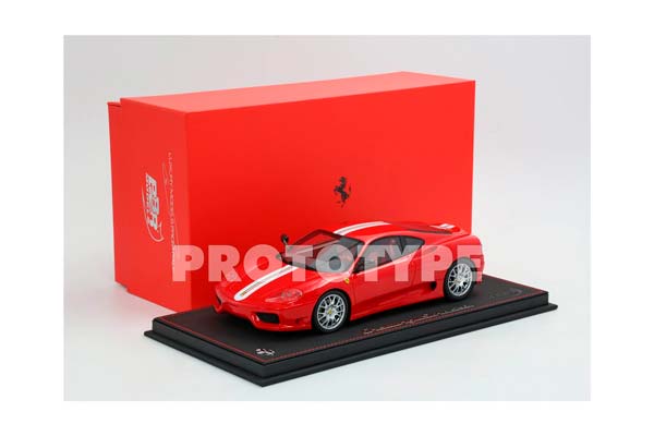 FERRARI 360 CHALLENGE STRADALE ROSSO CORSA WITH ITALIAN STRIPE / ФЕРРАРИ 360 КХАЛЛЕНГЕ СТРАДАЛЕ ИТАЛИАН ПОЛОСА 1:18 КРАСНЫЙ — фото 8