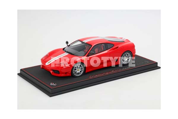 FERRARI 360 CHALLENGE STRADALE ROSSO CORSA WITH ITALIAN STRIPE / ФЕРРАРИ 360 КХАЛЛЕНГЕ СТРАДАЛЕ ИТАЛИАН ПОЛОСА 1:18 КРАСНЫЙ