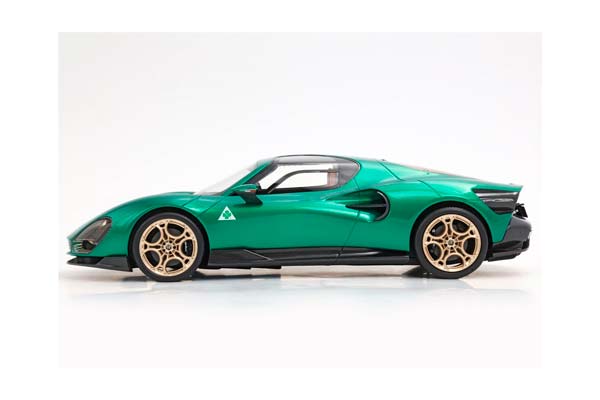 ALFA ROMEO 33 STRADALE VERDE MONTREAL / АЛЬФА РОМЕО 33 СТРАДАЛЕ МОНТРЕАЛ 1:18 ЗЕЛЕНЫЙ — фото 5